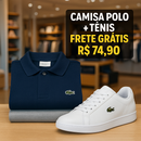 Camisa Polo + Tênis Lacoste (Para os 10 primeiros clientes)